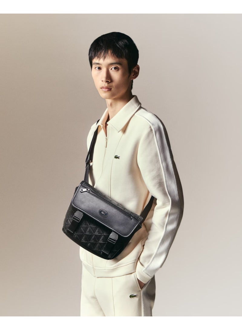 لاكوست حقيبة رسول صغيرة مونوغرام من لاكوست - Image 5