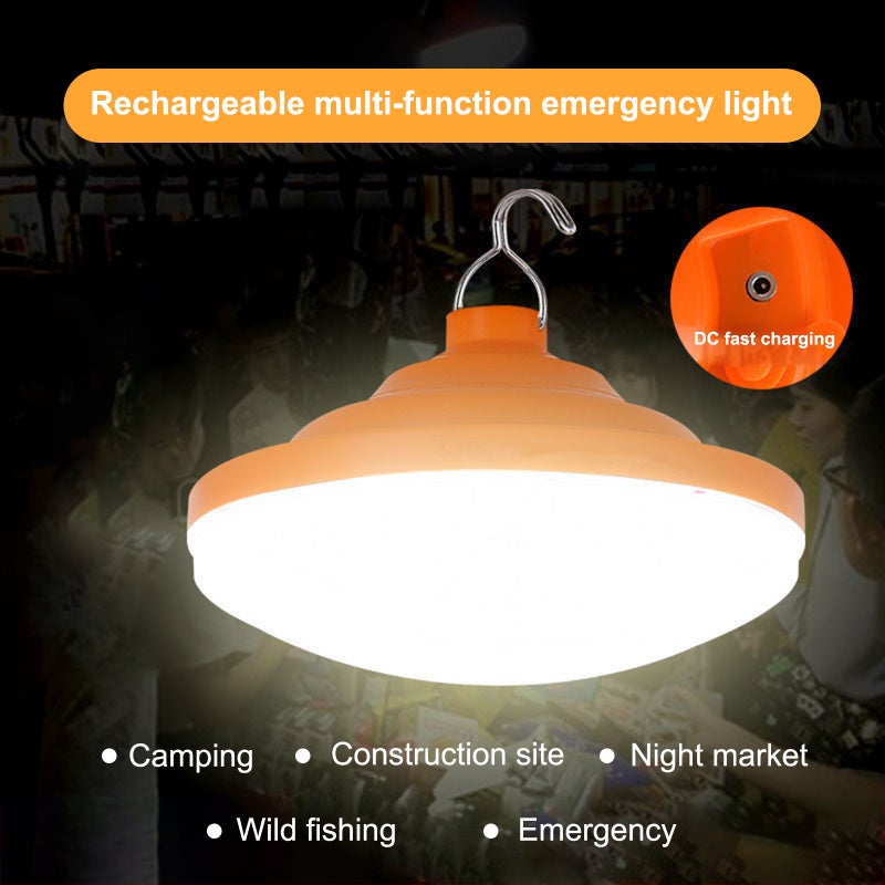 Rechargeable Light Bulb Night Market Super Bright Long Life Outdoor Lighting Three Lighting Modes Comes with Metal Hook - Image 4