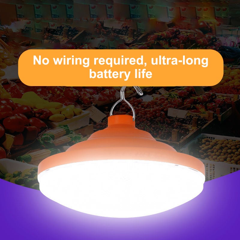 Rechargeable Light Bulb Night Market Super Bright Long Life Outdoor Lighting Three Lighting Modes Comes with Metal Hook - Image 3