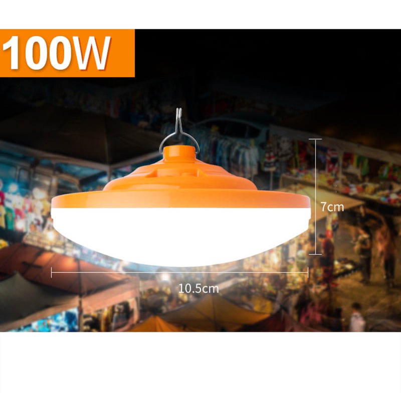 Rechargeable Light Bulb Night Market Super Bright Long Life Outdoor Lighting Three Lighting Modes Comes with Metal Hook - Image 2