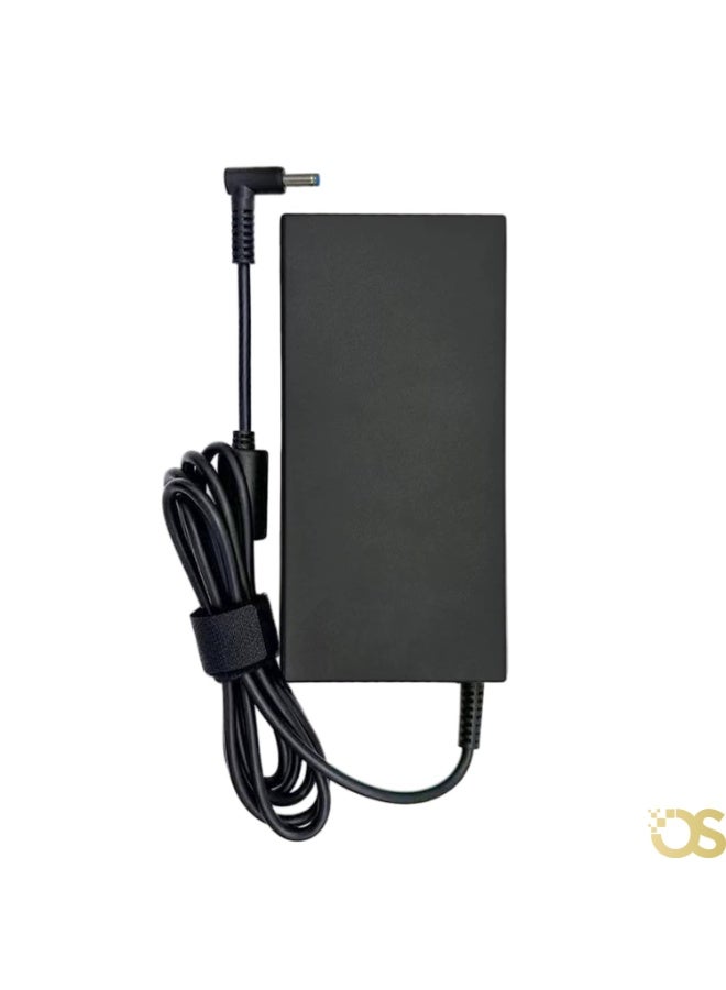 OS Laptop Charger 150W compatible with HP  comes with a connector size (4.5x3.0mm) HP SLIM PIN, suitable for compatible devices with the same standard specifications, includes the adapter, safe, fast, and stable charging, with a 1-month warranty from OS STORE. - Image 1