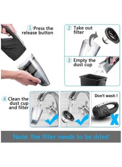 BJollys Handheld Vacuum Cordless High Power 120W 4000pa Vacuum Dust Busters Cordless Rechargeable Portable for Pet Pair/Sofa/Car/Office  - Image 5
