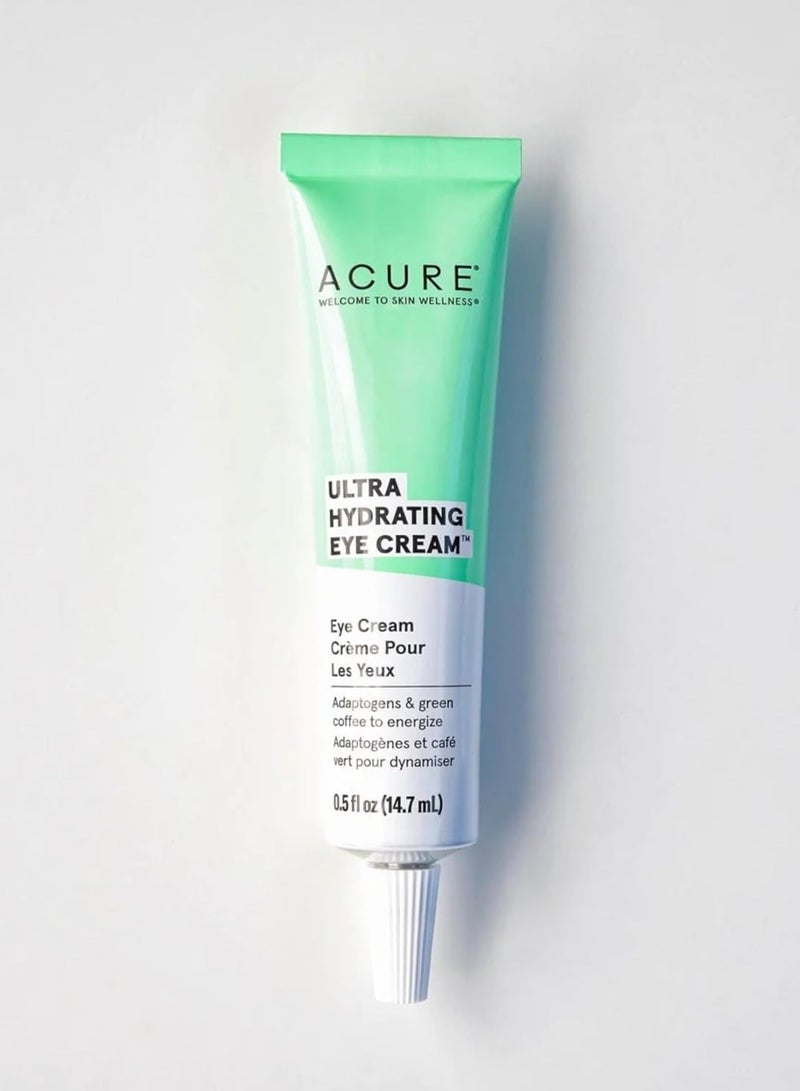 Acure Ultra-Moisturizing Rejuvenating Eye Cream, 100% vegan, deeply moisturizes the skin with conditioners and green coffee | 0.5 fluid ounce