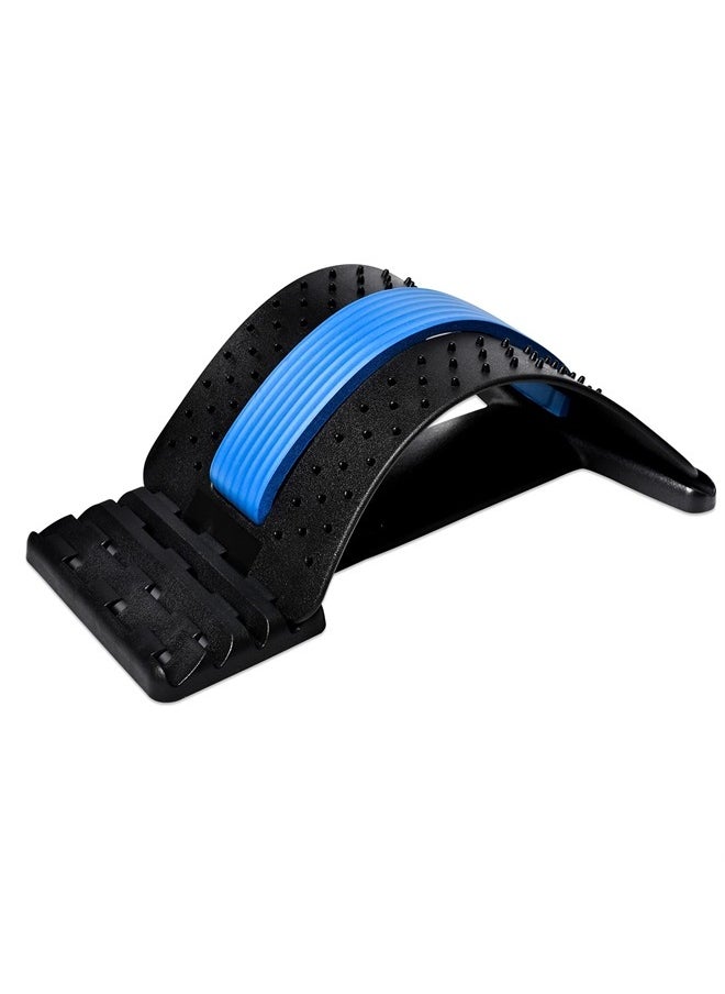 JUMPOW Back Stretcher, Lumbar Back Pain Relief Device(4 Level), Spine Borad Deck Multi-Level Back Cracker Lumbar, Pain Relief for Herniated Disc, Sciatica, Scoliosis, Lower and Upper Back Stretcher Support  - Image 1