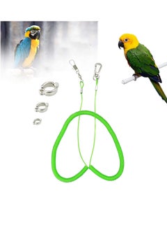 SYOSI Parrot Flying Rope Bird Harness Anti Bite Bird Aviator Training Rope 6m Parrot Bird Harness Leash Rope Pet Supplies For Macaw African Greys Parakeet With 3 Parrot Foot Rings  - Image 1
