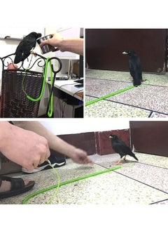 SYOSI Parrot Flying Rope Bird Harness Anti Bite Bird Aviator Training Rope 6m Parrot Bird Harness Leash Rope Pet Supplies For Macaw African Greys Parakeet With 3 Parrot Foot Rings  - Image 4