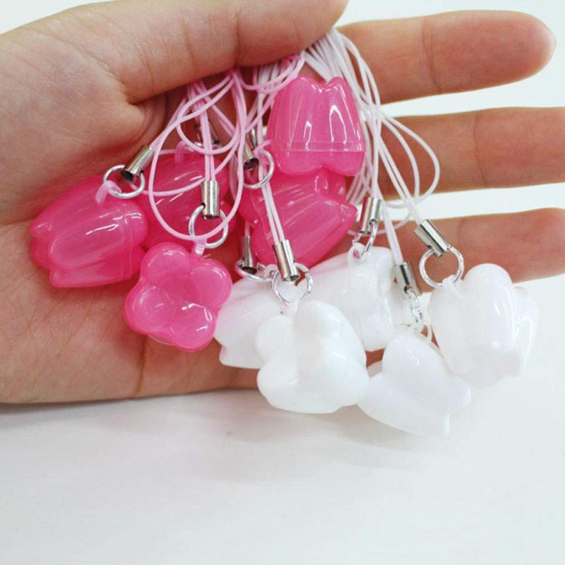 Baby Tooth Storage Box 50-Pack High-Quality Reusable Plastic Tooth Keepsake - Portable Tooth Fairy Keepsake Necklace with Adjustable Cord for Baby Milestone Memory Keeping - Image 4