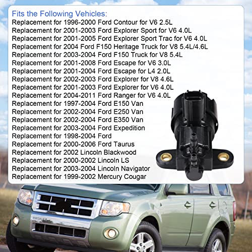 CARMOCAR EGR vacuum solenoid valve vs63 replacement for 1997-2008 Ford Contour F150 E150 E250 E350 Escape Expedition Explorer Taurus Lincoln Blackwood Navigator Mercury Cougar F57Z9J459C F63Z9J459AA - Image 5