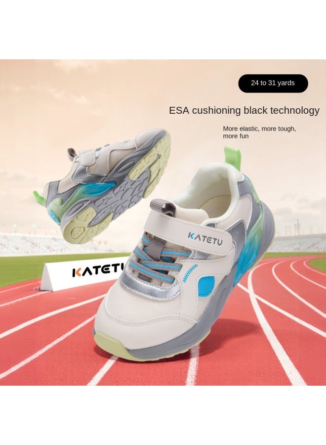 Foot Protection & Shock Absorption】kids' Athletic Shoes For Autumn, Campus Running Shoes, Basketball Shoes For Boys And Girls, Comfortable Walking Sneakers - Image 2