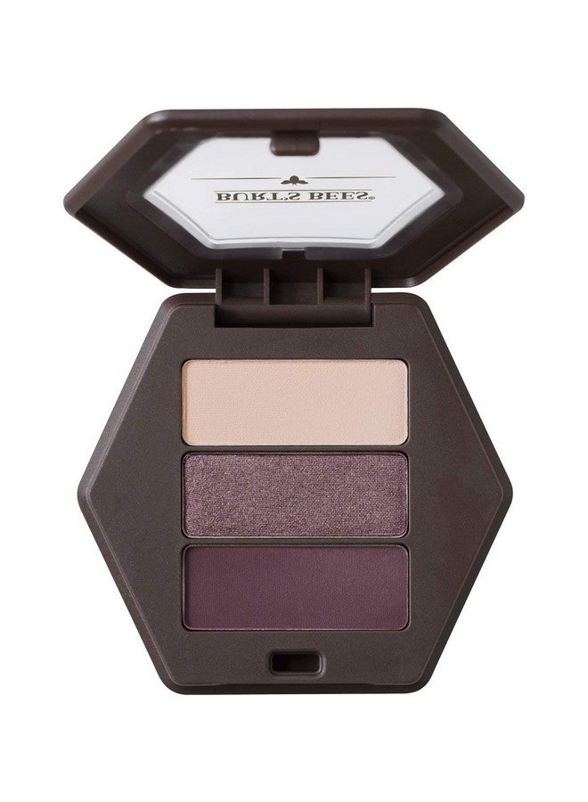 بيرتس بيز مجموعة ظلال العيون ثلاثية الألوان من Burt's Bees، مصنوعة من مكونات طبيعية 100%، لون الخزامى الريفي - 0.12 أونصة - Image 1