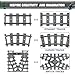 MANNIDOO Classic City Train Tracks 54 Pieces Railroad Track with 32 Curved 20 Straight and 2 Switch Train Tracks Train Expansion Accessories Compatible with All Major Train Tracks - Image 4