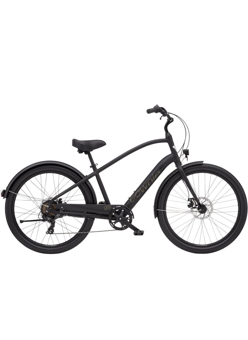 Electra Bicycle Company Men's E-bike Electra Townie GO! 7D EQ Step Over Matte Black  - Image 2