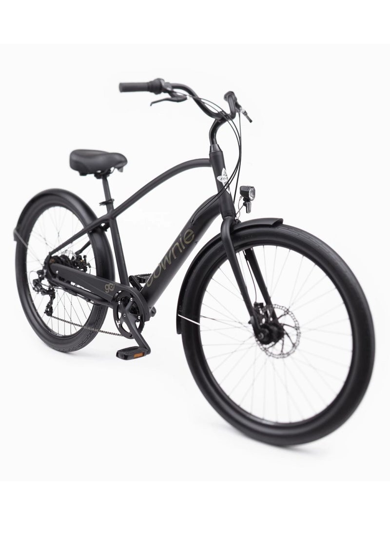 Electra Bicycle Company Men's E-bike Electra Townie GO! 7D EQ Step Over Matte Black  - Image 1