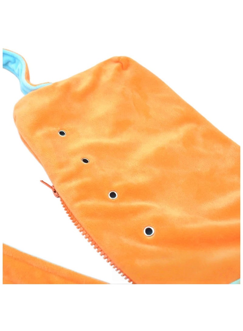 عام حقيبة سفر صغيرة للحيوانات الأليفة، حقيبة كتف لحمل الحيوانات الصغيرة مثل الهامستر والخلد وغيرها من الحيوانات الأليفة الصغيرة. - Image 2