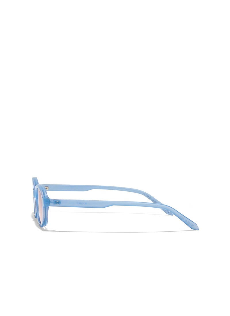 Blackout Ruby,Women Sunglasses, Rectangle Sunglasses, UV Protection: UV400 (Blue,Red)  - Image 3
