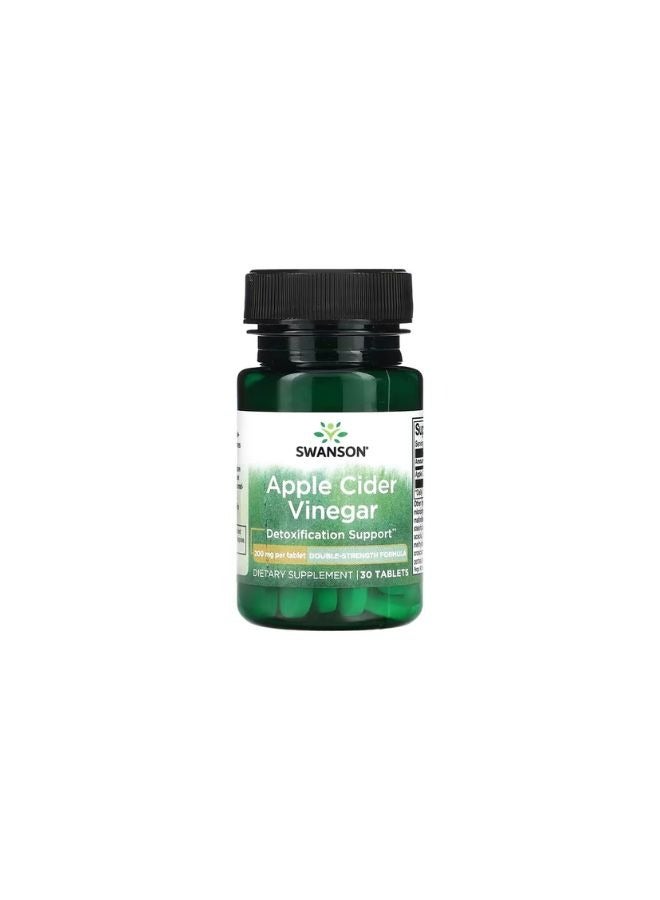 سوانسون خل التفاح ، 200 ملجم ، 30 قرصًا - Image 1