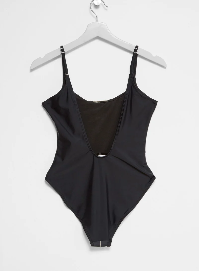 Missguided Lightening Bolt Swimsuit