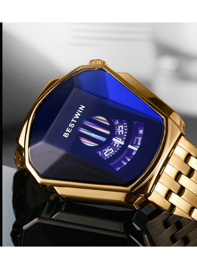 Bestwin Men's Stainless Steel Digital Watch - Image 3