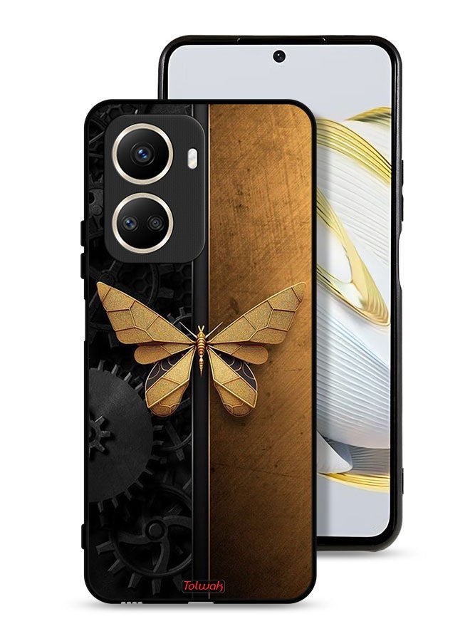 Tolwak غطاء واقي لهاتف هواوي نوفا 10 SE بتصميم فراشة فولاذية - Image 1