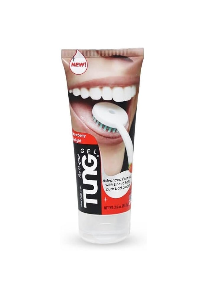 Tung Original Gel with Strawberry Delight - 85g Tongue Cleaning Gel