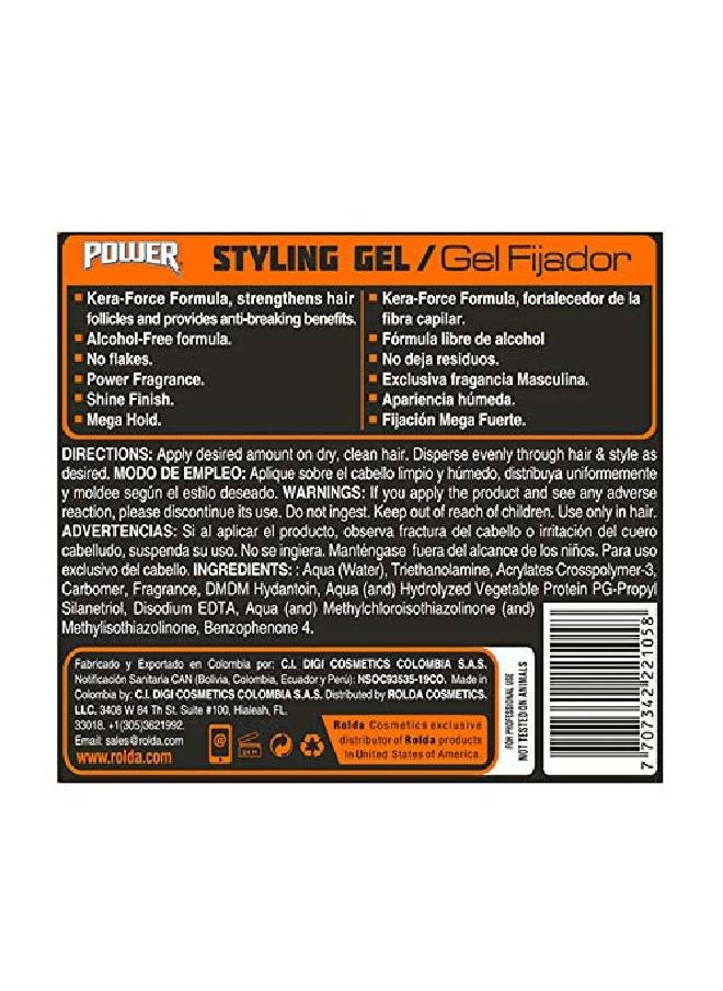 Rolda Power Styling Gel Hair Loss Control 17.6Oz  - Image 3