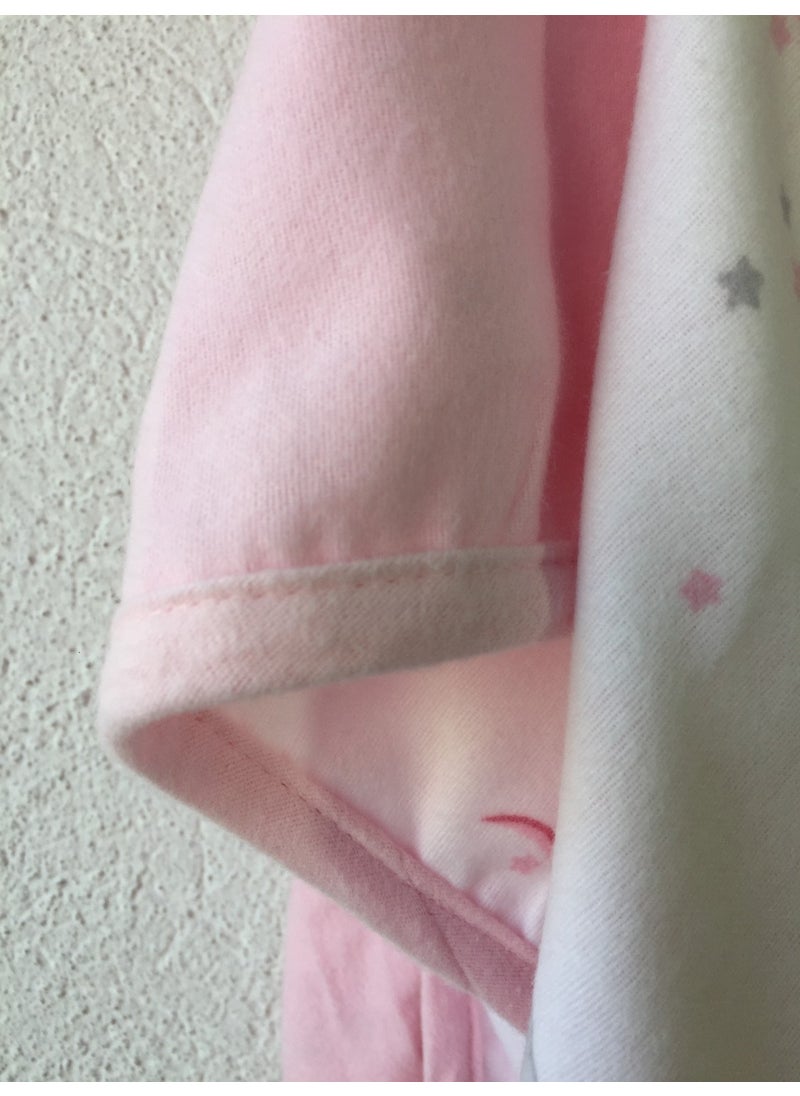 Lief Home Flannel Baby Blanket 100X115 | Double-sided  - Image 2