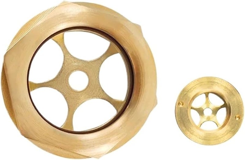 Brass M36x2 Male Thread Oil Level Sight Glass Window - Image 1