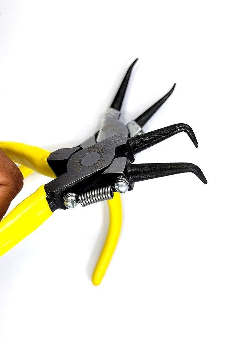 PERFECT TECH 122MM/5" Circlip Plier/ 5" Snap Ring Lock Plier (Internal Bend & Internal Straight) - Image 5