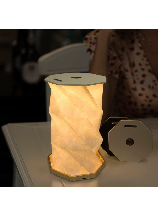 PSFS Rechargeable Foldable Led Table Lamp With Touch Control, 3 Color Modes, Usb Charging, Modern Decorative Desk Lamp For Bedroom, Living Room & Office - Image 2