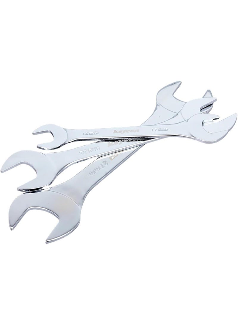 GGOOT 2Piece/Set Thin Wrench Double Head Open End 3mm Ultra-Thin Small Wrench for Car Maintenance Hardware Hand Tools  - Image 3