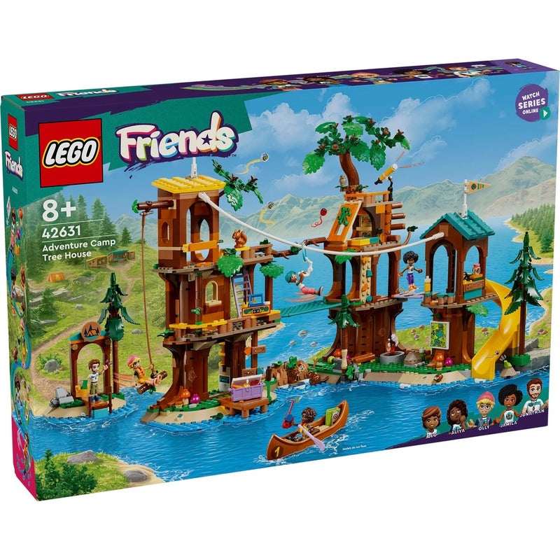 LEGO - Friends Adventure Camp Tree House 1128 Pieces - 42631 - Image 1