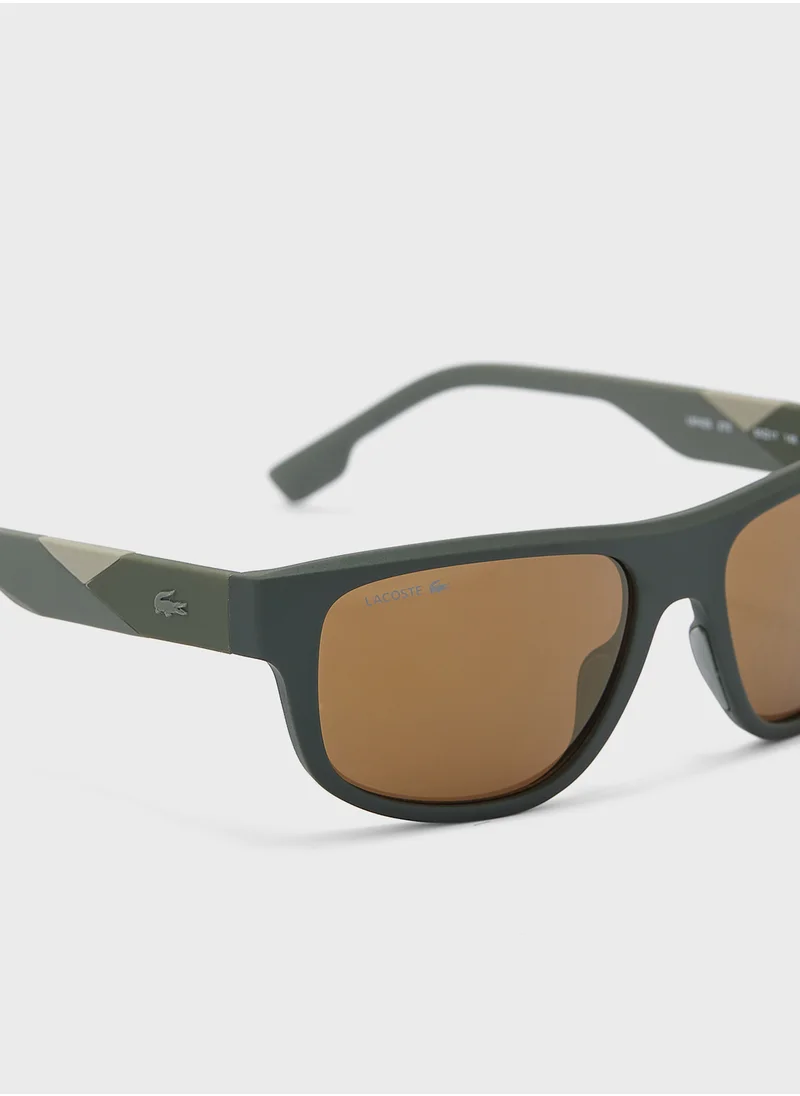 لاكوست Modified Rectangle Sunglasses L6042S