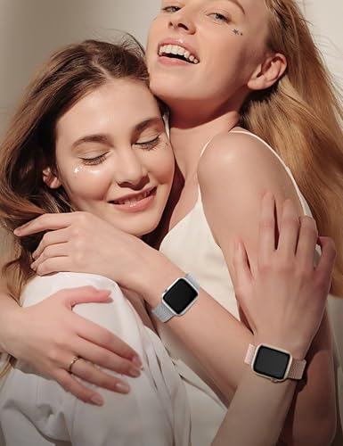 SuperNaNa Braided Stretchy Band Compatible with Apple Watch Bands 38mm 40mm 41mm 42mm 46mm 44mm 45mm 49mm for Women Men, Nylon Sport Strap Solo Loop for iWatch bands Series SE 11 10 9 8 7 6 5 4 3 Ultra 3 2 1 - Image 5