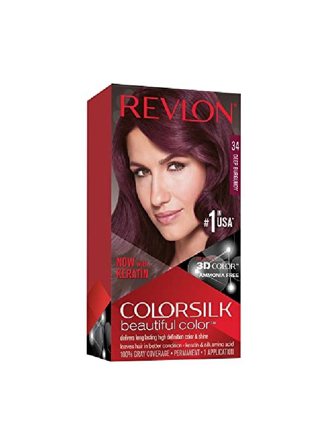 Revlon لون شعر كولورسيلك ٣٤ بورغندي عميق ١ كل (عبوة من ٦) - Image 2