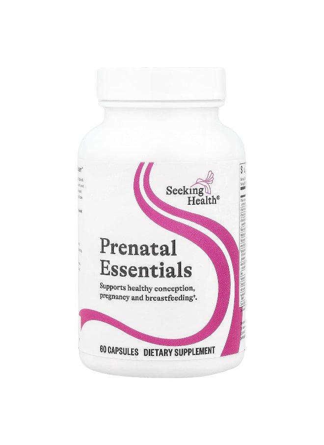 Seeking Health Seeking Health, Prenatal Essentials, 60 Capsules  - Image 1
