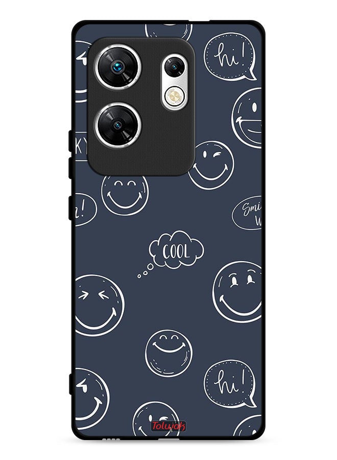 Tolwak Infinix Zero 30 4G Protective Case Cover Cool Faces Tags - Image 1