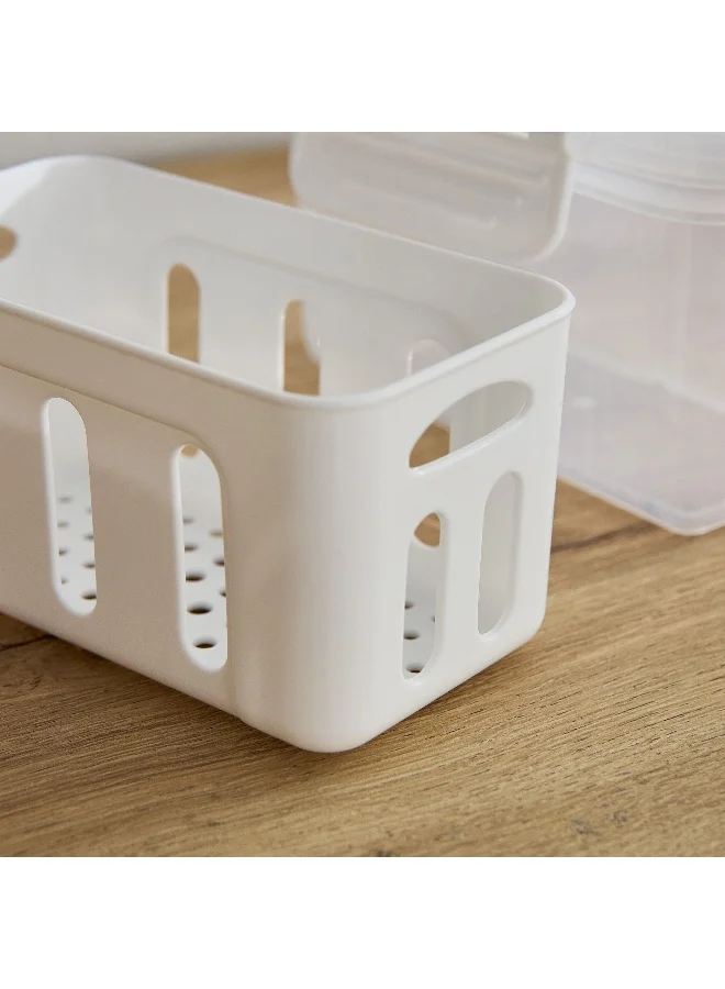 Home Box Sistematico Clip Lock Canister with Drainage - 450 ml