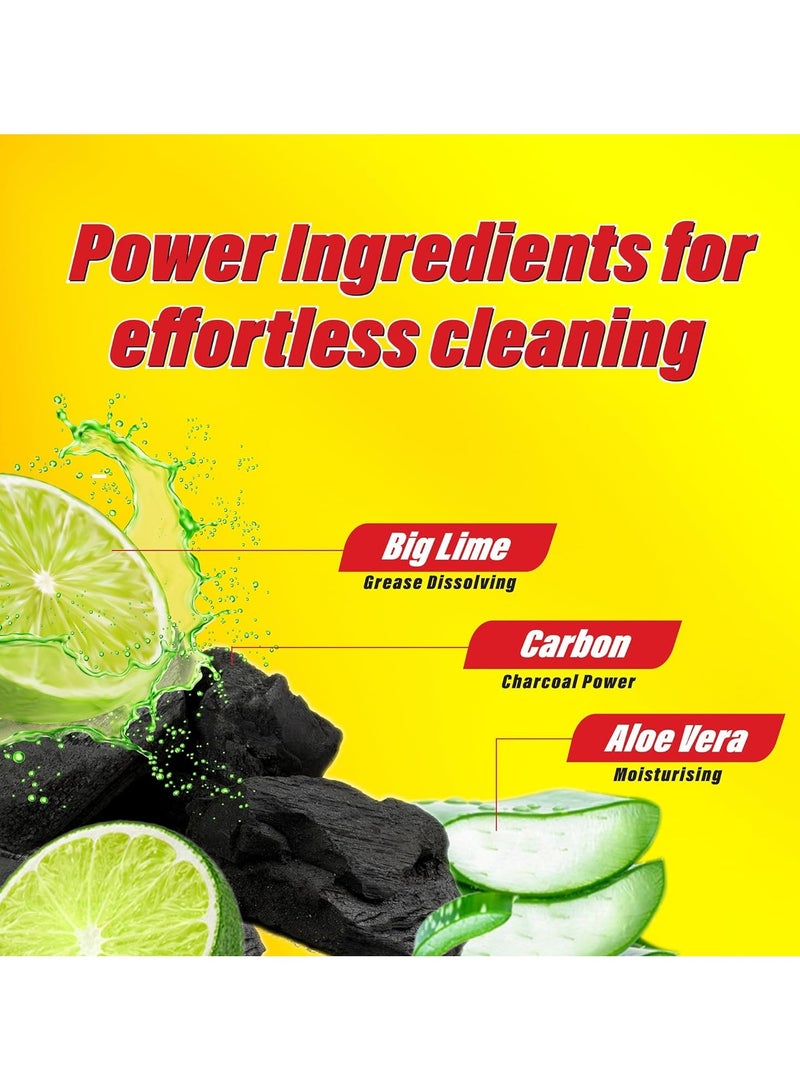 دابر كريم غسول الأطباق دابور أودوبيك بالليمون - 750 مل (جل سائل) مع خلاصة الصبار للأيدي الحساسة، عطر منعش، منظف قوي للدهون يزيل أصعب البقع، فرك أقل بنسبة 50% ولا يترك أي بقايا - Image 3