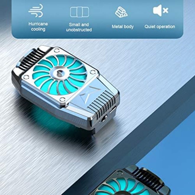 Mobile Phone Radiator Fan Mobile Phone Cooler Anchor Same Live Cooling Artifact(D) - Image 2