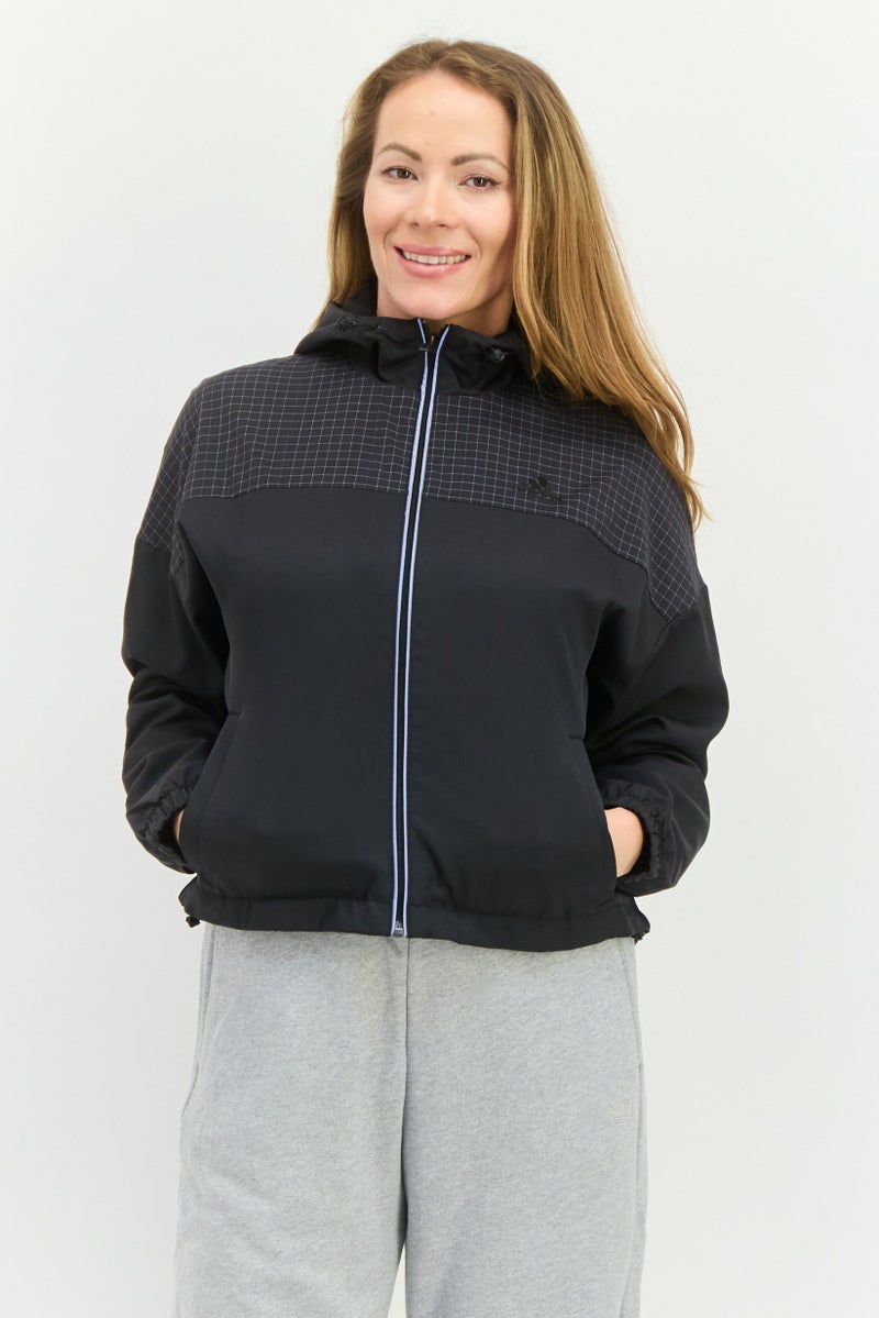 Adidas Women Spots Wear Fit Long Sleeve Outdoor Jacket ,Black - Image 1