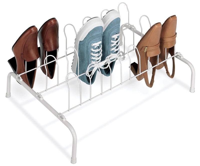 Whitmor Floor Shoe Rack-9 Pair - Image 1