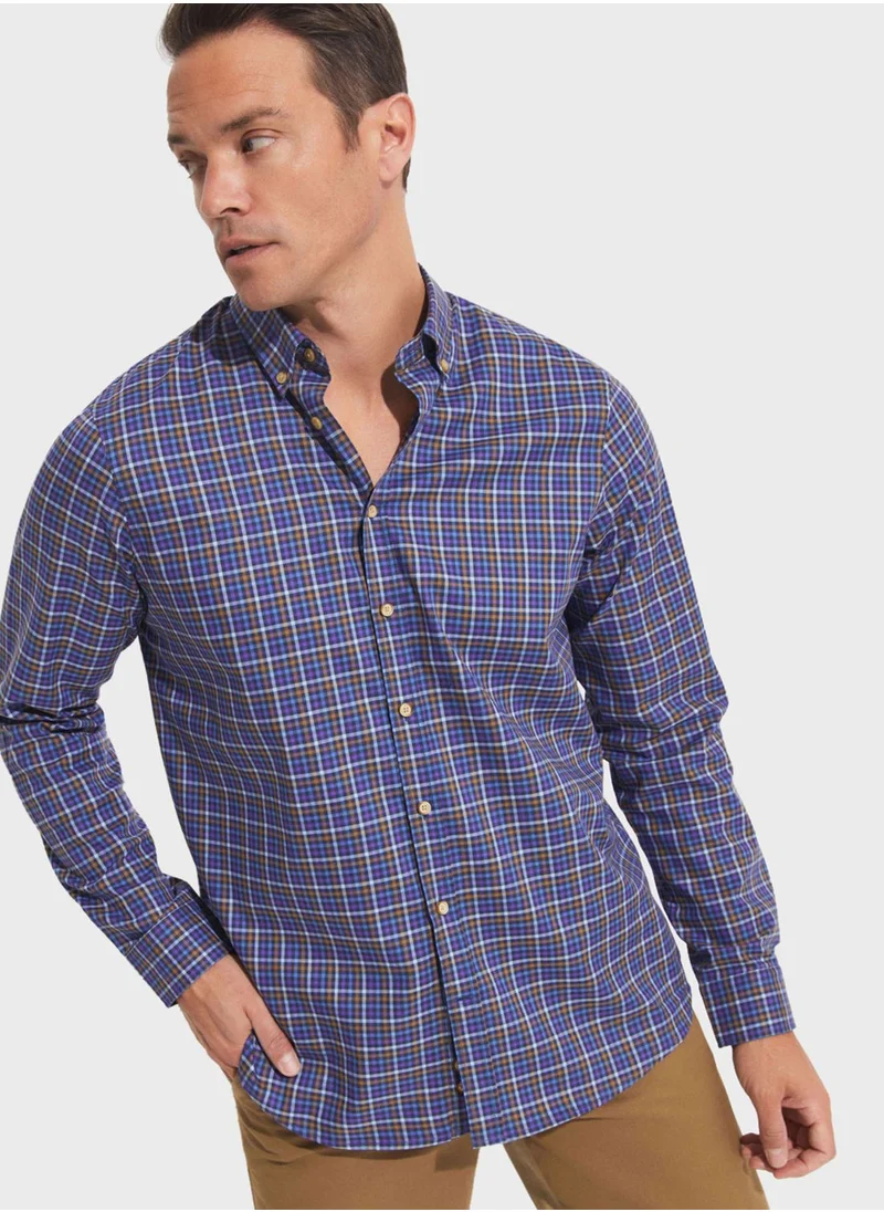 جون Check Deatiled  Regular Fit Shirt