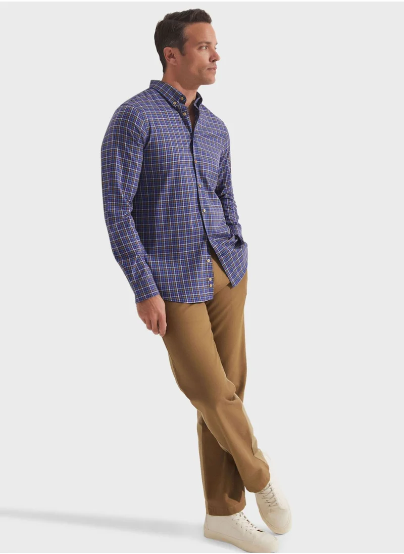 جون Check Deatiled  Regular Fit Shirt