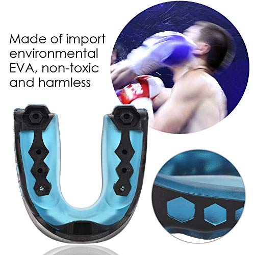 TARSHYRY Teeth Protector, Boxing Mouth Guard,Professional Teeth Protector Mouth Anti Grinding Teeth Protectors Gum Shield Karate Boxing For Teeth Grinding Guards Protection Tool (Blue) - Image 3