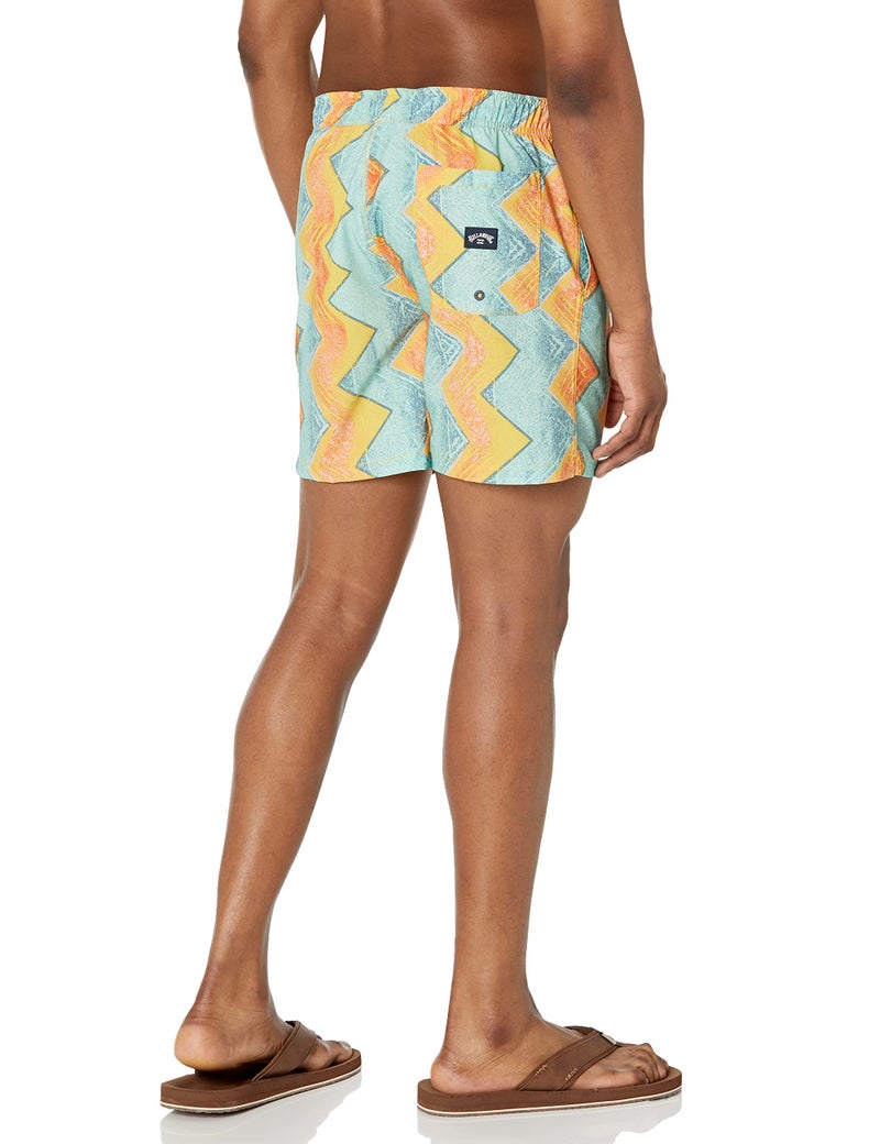 Billabong Men's Standard Elastic Waist Stretch Sundays Layback Boardshort Swim Short Trunk, 17 Inch Outseam, Gold - Image 2