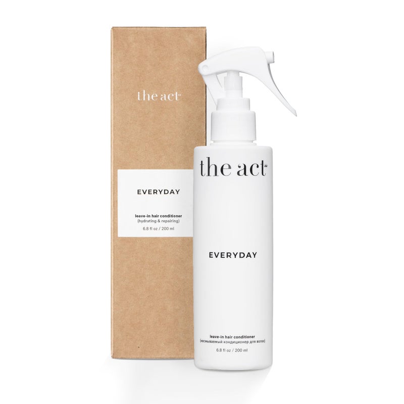 The Act Everyday Leave In Hair Conditioner Spray, Anti-Static, Nourishing, Hydrating Leave-in Cream Spray, Heat Protectant for Hair, Strengthening, Frizz Control, All Hair Types, 6.8 fl oz - Image 1