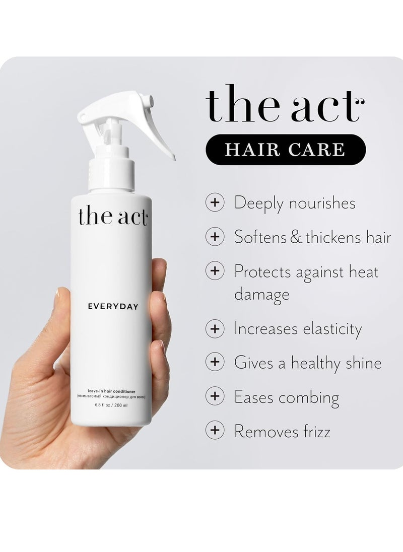 The Act Everyday Leave In Hair Conditioner Spray, Anti-Static, Nourishing, Hydrating Leave-in Cream Spray, Heat Protectant for Hair, Strengthening, Frizz Control, All Hair Types, 6.8 fl oz - pzsku/Z6DB91F90093CE17E5E7BZ/45/_/1739278292/09e5d60a-60cb-4238-af3a-310d56da51ef