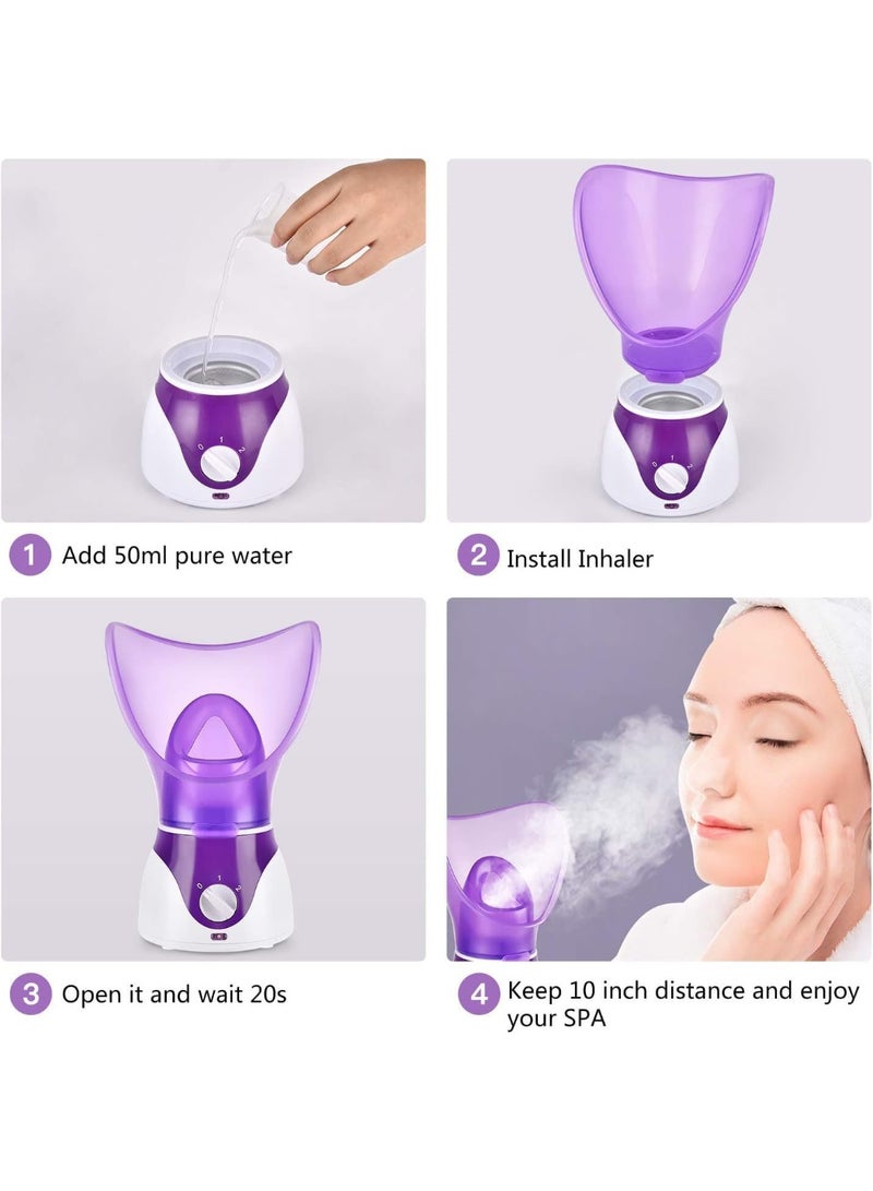 BEYTOR Home Spa Facial Steamer – Nano-Ionic Mist Face Sauna, Deep Cleansing & Hydrating, Professional Skin Care Device – Salon Quality at Home - Image 3
