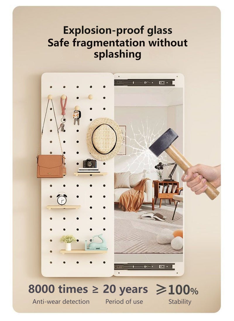 Sharpdo Porch Furniture Sliding Entrance Dressing Mirror 30*120cm - Image 5