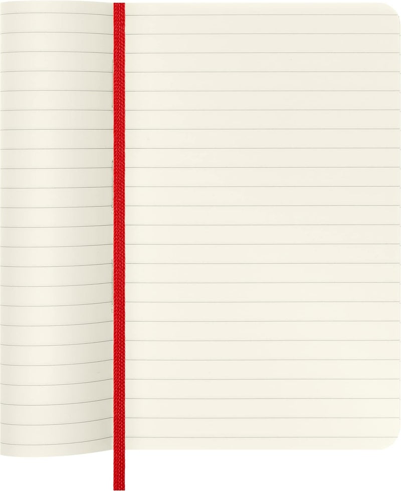 Moleskine Classic Leather Notebook, Hard Cover, Large (5" x 8.25") Ruled/Lined, Bordeaux Red, 176 Pages - Image 5